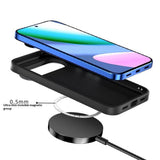Google Pixel 11 ABEEL Hybrid Deksel med Karbonfibertekstur - Svart / Blå