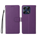 Motorola Edge 70 Pro EIDERWOOD Kunstskinn Flip Deksel m. Stropp - Lilla