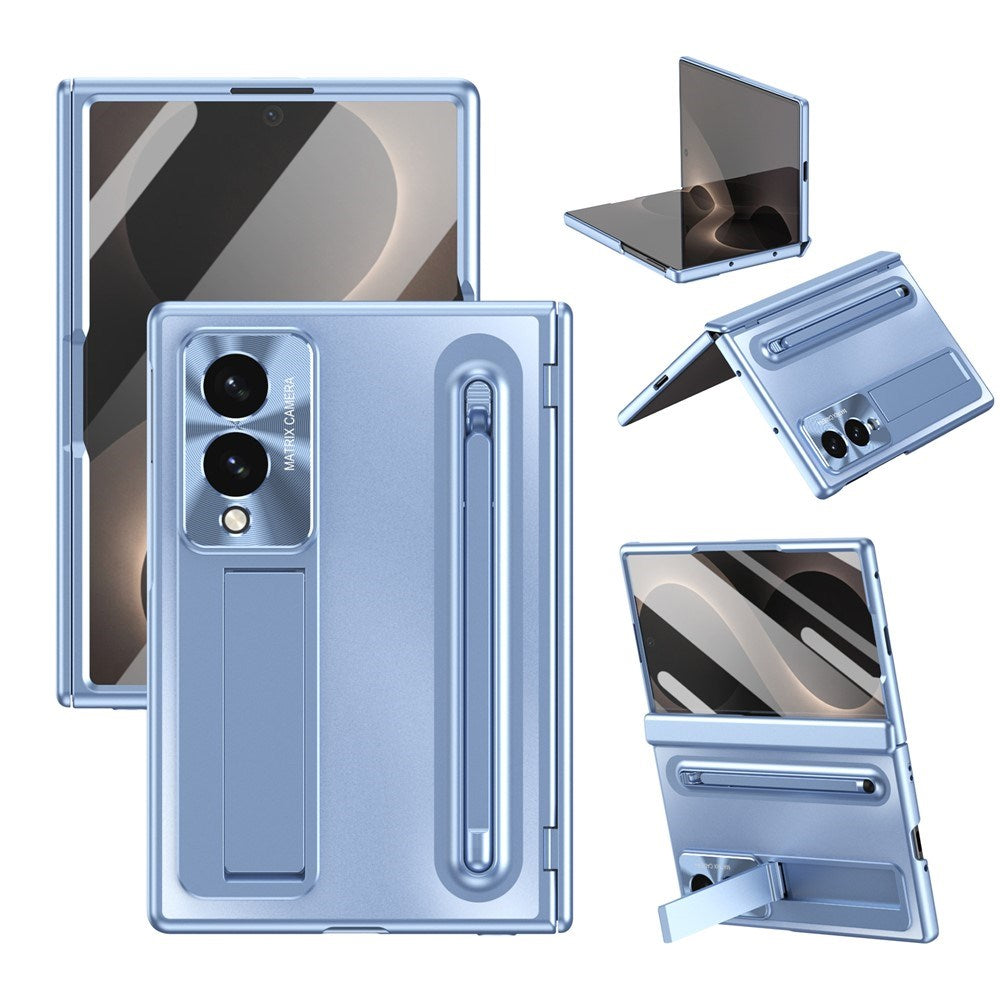 Samsung Galaxy Z Fold8 EIDERWOOD Deksel med Stylus Penn & Støtte - Blå