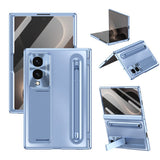 Samsung Galaxy Z Fold8 EIDERWOOD Deksel med Stylus Penn & Støtte - Blå