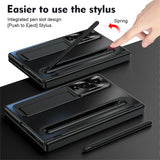Samsung Galaxy Z Fold8 EIDERWOOD Deksel med Stylus Penn & Støtte - Svart