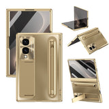 Samsung Galaxy Z Fold8 EIDERWOOD Deksel med Stylus Penn & Støtte - Gull