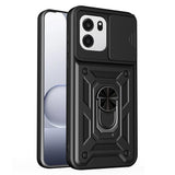 OnePlus Nord CE6 EIDERWOOD Hybrid Håndverker Deksel m. Kickstand & Cam Slider - Svart