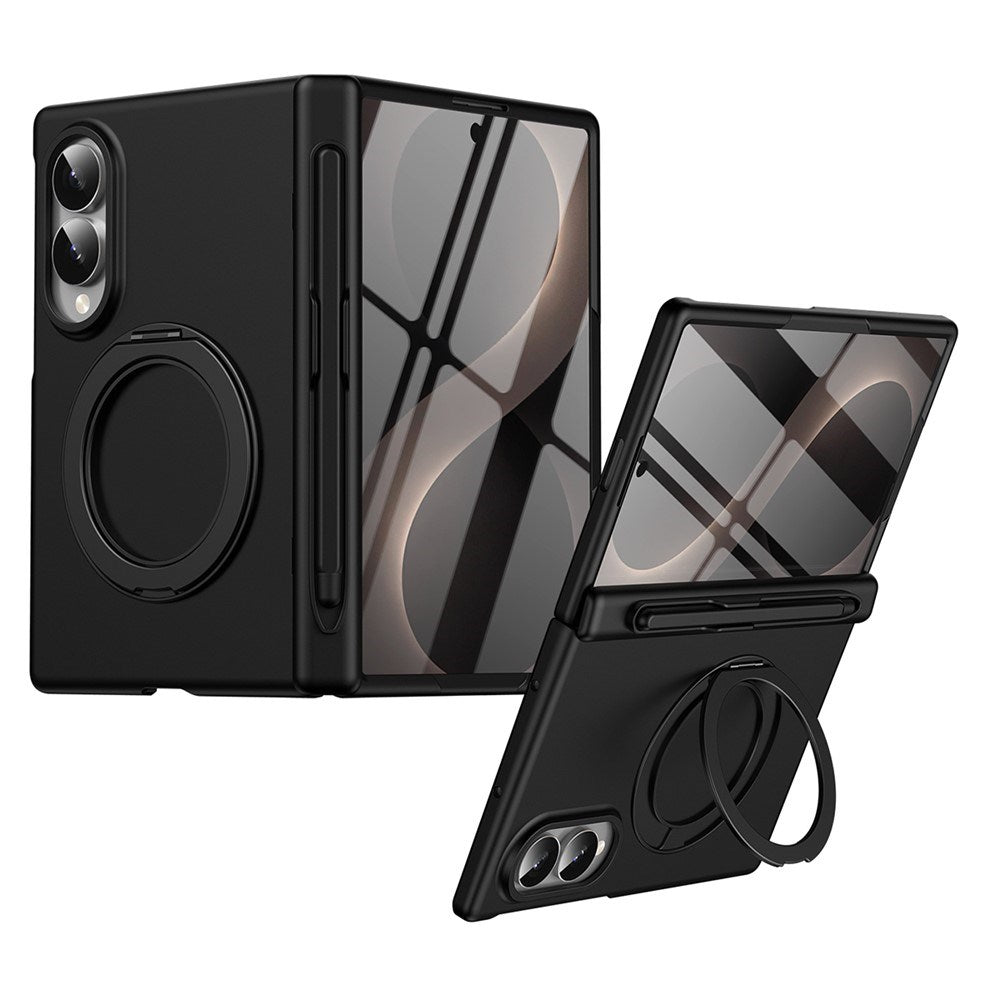 Samsung Galaxy Z Fold8 EIDERWOOD Deksel med Skjermbeskyttelse & Stativfunksjon - Svart
