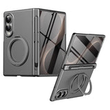 Samsung Galaxy Z Fold8 EIDERWOOD Deksel med Skjermbeskyttelse & Stativfunksjon - Grå