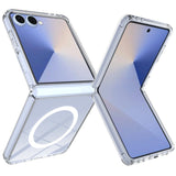 Samsung Galaxy Z Flip8 EIDERWOOD Hybrid Plast Deksel - MagSafe Kompatibel - Gjennomsiktig