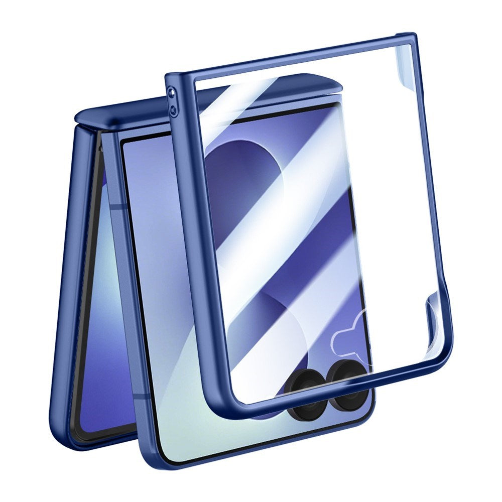 Samsung Galaxy Z Flip8 EIDERWOOD Deksel - Innebygd Skjermbeskyttelse & Stativfunksjon - Blå