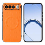Realme 16 EIDERWOOD Hybrid Carbon Deksel - MagSafe Kompatibel - Oransje