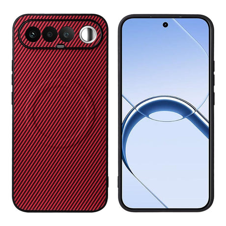 Realme 16 EIDERWOOD Hybrid Carbon Deksel - MagSafe Kompatibel - Rød