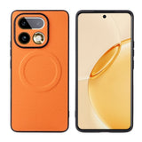 Realme 16 Pro EIDERWOOD Hybrid Carbon Deksel - MagSafe Kompatibel - Oransje
