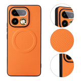 Realme 16 Pro+ EIDERWOOD Hybrid Carbon Deksel - MagSafe Kompatibel - Oransje