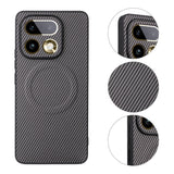 Realme 16 Pro+ EIDERWOOD Hybrid Carbon Deksel - MagSafe Kompatibel - Grå