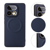 Realme 16 Pro+ EIDERWOOD Hybrid Carbon Deksel - MagSafe Kompatibel - Blå