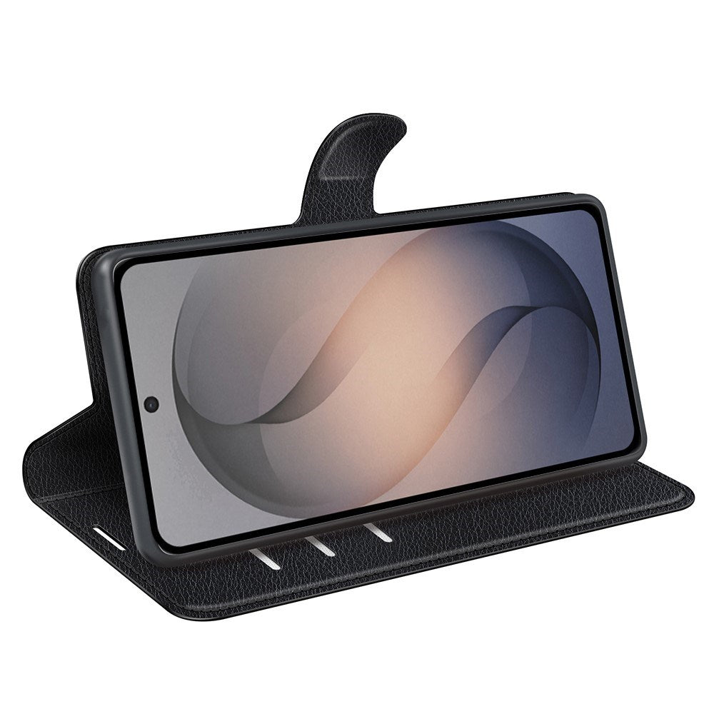 Samsung Galaxy S26 FE EIDERWOOD Flip Deksel med Kortholder & Stativfunksjon - Svart