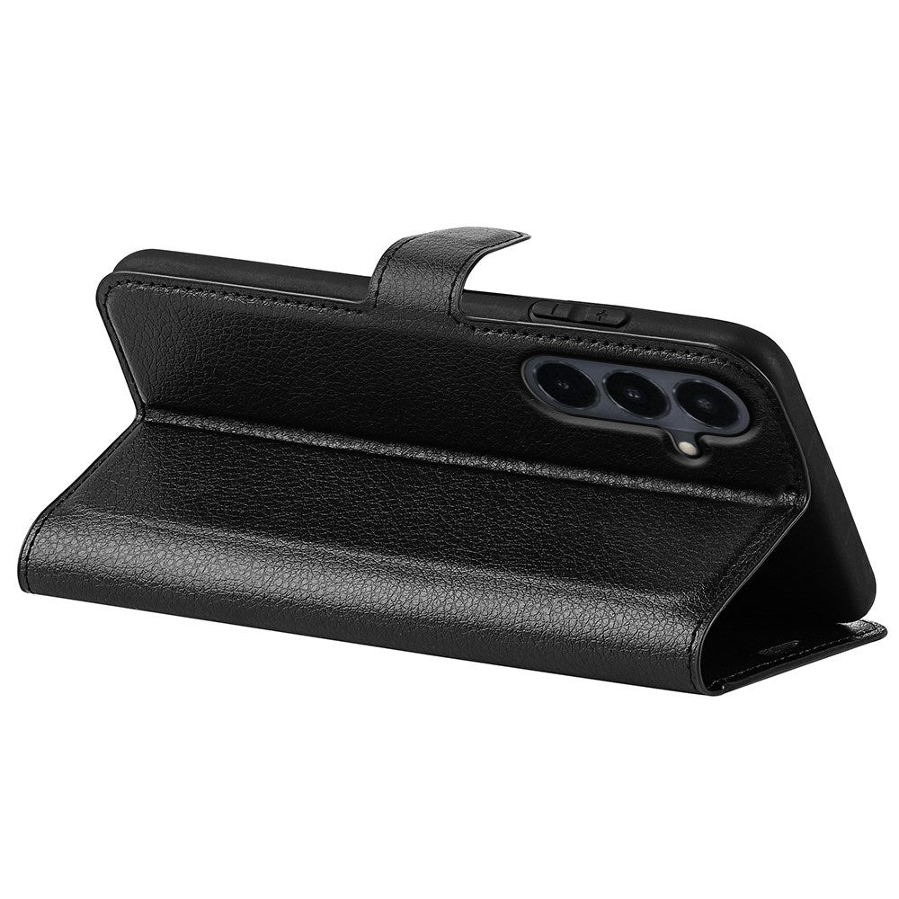 Samsung Galaxy S26 FE EIDERWOOD Flip Deksel med Kortholder & Stativfunksjon - Svart