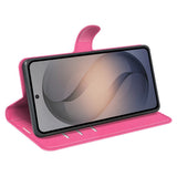 Samsung Galaxy S26 FE EIDERWOOD Flip Deksel med Kortholder & Stativfunksjon - Pink
