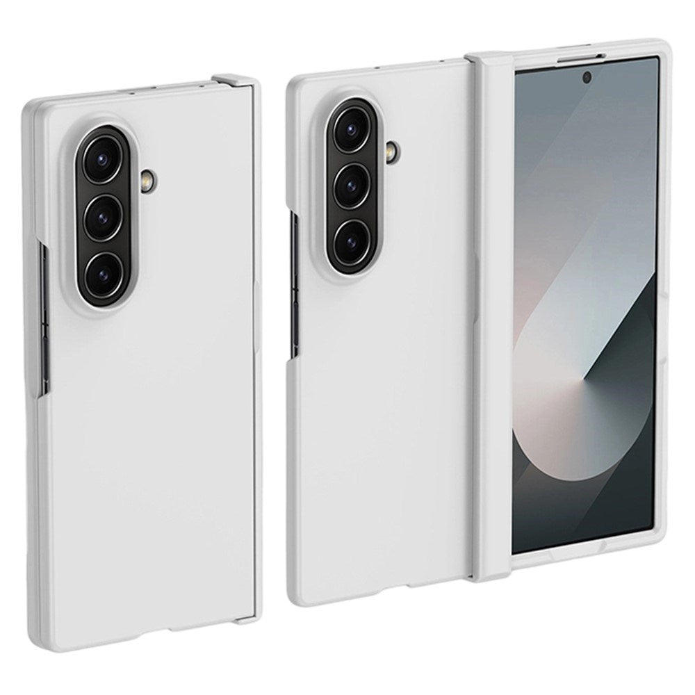 Samsung Galaxy Z Fold8 Ultra EIDERWOOD Hard Plast Deksel med Hengsel - Hvit