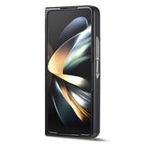 Samsung Galaxy Z Fold8 Ultra LC.IMEEKE Kunstskinn Deksel med Karbonfiber - Svart