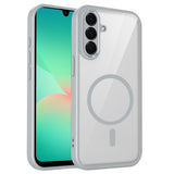 Samsung Galaxy A27 EIDERWOOD Hybrid Plast Deksel - MagSafe Kompatibel - Gjennomsiktig / Grå