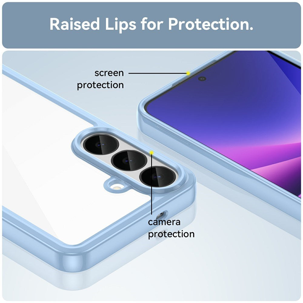 Samsung Galaxy S26 FE EIDERWOOD Hybrid Mobildeksel - Gjennemsiktig / Blå
