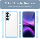Samsung Galaxy S26 FE EIDERWOOD Hybrid Mobildeksel - Gjennemsiktig / Blå