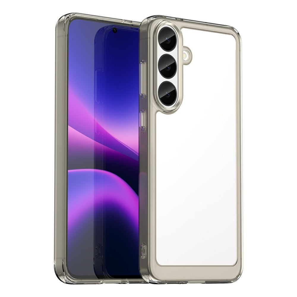 Samsung Galaxy S26 FE EIDERWOOD Hybrid Mobildeksel - Gjennemsiktig / Grå