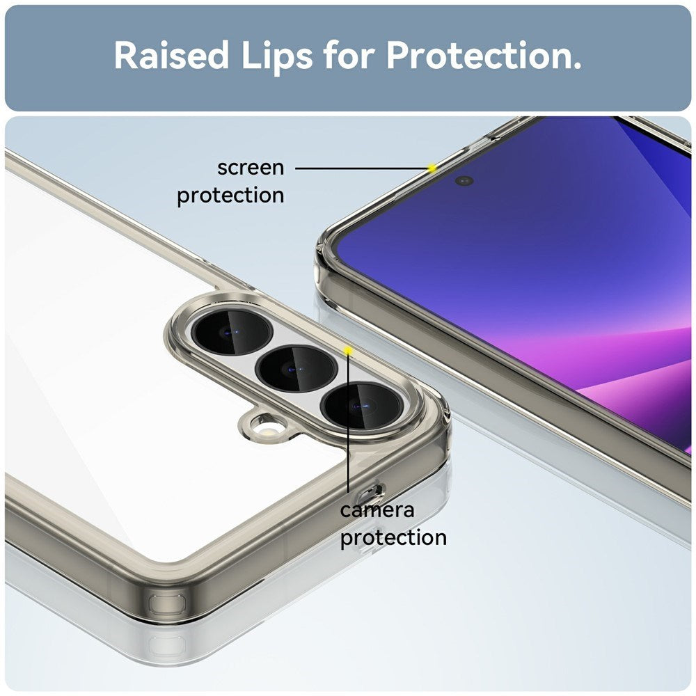 Samsung Galaxy S26 FE EIDERWOOD Hybrid Mobildeksel - Gjennemsiktig / Grå