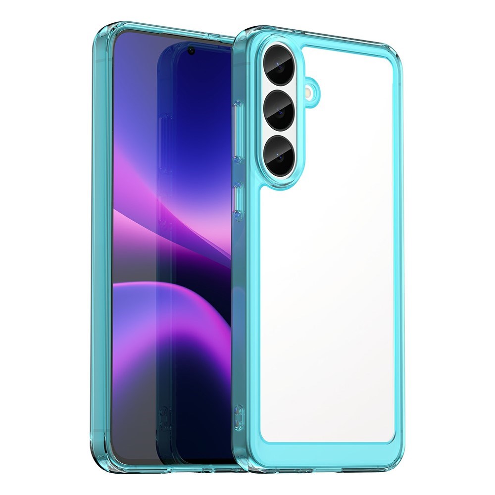 Samsung Galaxy S26 FE EIDERWOOD Hybrid Mobildeksel - Gjennemsiktig / Turkis