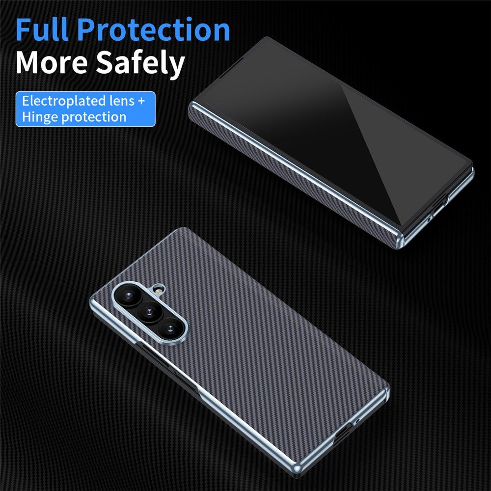 Samsung Galaxy Z Fold8 Ultra EIDERWOOD Karbonfiber Deksel – Grå