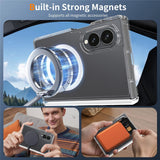 Samsung Galaxy Z Fold8 EIDERWOOD Hybrid All-Around Beskyttende Deksel - MagSafe Kompatibel - Gjennomsiktig