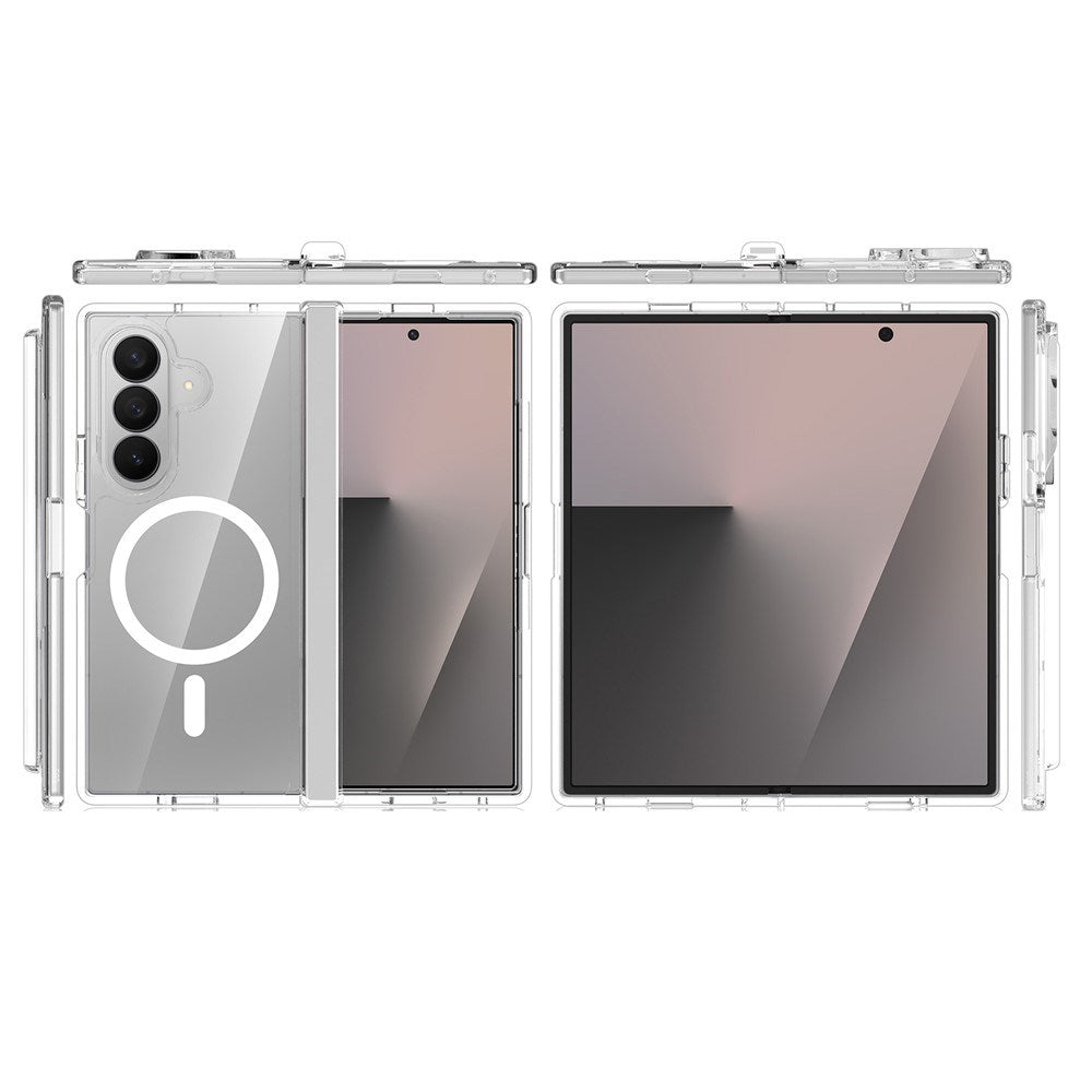 Samsung Galaxy Z Fold8 Ultra EIDERWOOD Hybrid All-Around Beskyttende Deksel - MagSafe Kompatibel - Gjennomsiktig