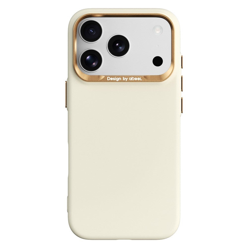 iPhone 18 Pro / 17 Pro ABEEL Hardt Soft-Touch Plast Deksel - MagSafe Kompatibel - Gul