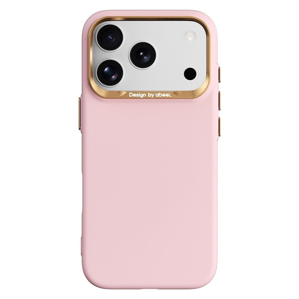 iPhone 18 Pro / 17 Pro ABEEL Hardt Soft-Touch Plast Deksel - MagSafe Kompatibel - Rosa