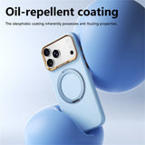 iPhone 17 Pro / 18 Pro ABEEL Hardt Soft-Touch Plast Deksel m. Kickstand - MagSafe Kompatibel - Svart