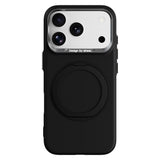 iPhone 17 Pro Max / 18 Pro Max ABEEL Hardt Soft-Touch Plast Deksel m. Kickstand - MagSafe Kompatibel - Svart