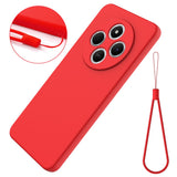 Xiaomi Redmi 17C (4G) EIDERWOOD Silikon Deksel med Stropp - Rød
