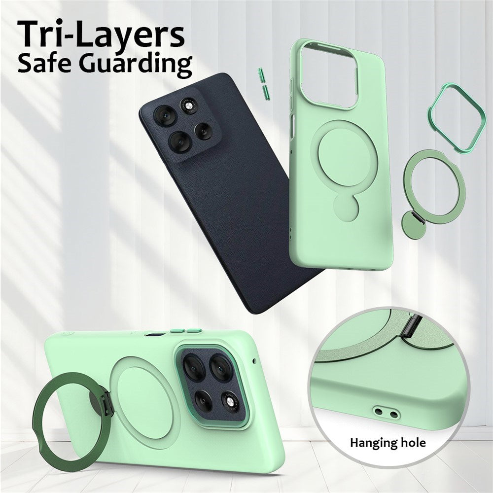 OnePlus Nord 6 / Nord CE6 EIDERWOOD Hybrid Deksel med Kickstand - MagSafe Kompatibel - Grønn