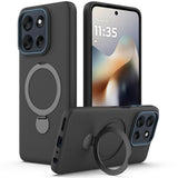 OnePlus Nord 6 / Nord CE6 EIDERWOOD Hybrid Deksel med Kickstand - MagSafe Kompatibel - Svart