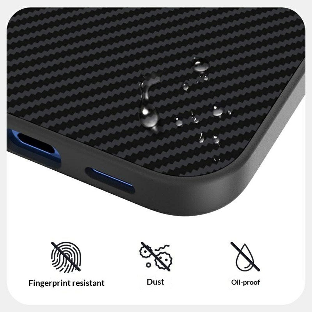 Google Pixel 11 Pro ABEEL Hybrid Deksel med Karbonfibertekstur - Svart