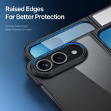 iPhone Fold DUX DUCIS Aimo Series Hybrid Deksel - Gjennomsiktig / Svart