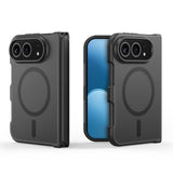iPhone Fold DUX DUCIS Yind Series Hybrid Deksel - MagSafe Kompatibel - Matt Svart