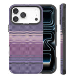 iPhone 18 Pro Max EIDERWOOD Deksel med Mønstret Kunstskinn Bakside – MagSafe Kompatibel - Lilla