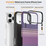 iPhone 18 Pro Max EIDERWOOD Deksel med Mønstret Kunstskinn Bakside – MagSafe Kompatibel - Lilla