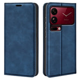 Xiaomi 18 Pro EIDERWOOD Flip Deksel i Kunstskinn med Lommebok og Stativfunksjon - Blå