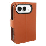 iPhone Fold EIDERWOOD Kunstskinn Flip Deksel m. Kortholder & Ståfunksjon - Brun