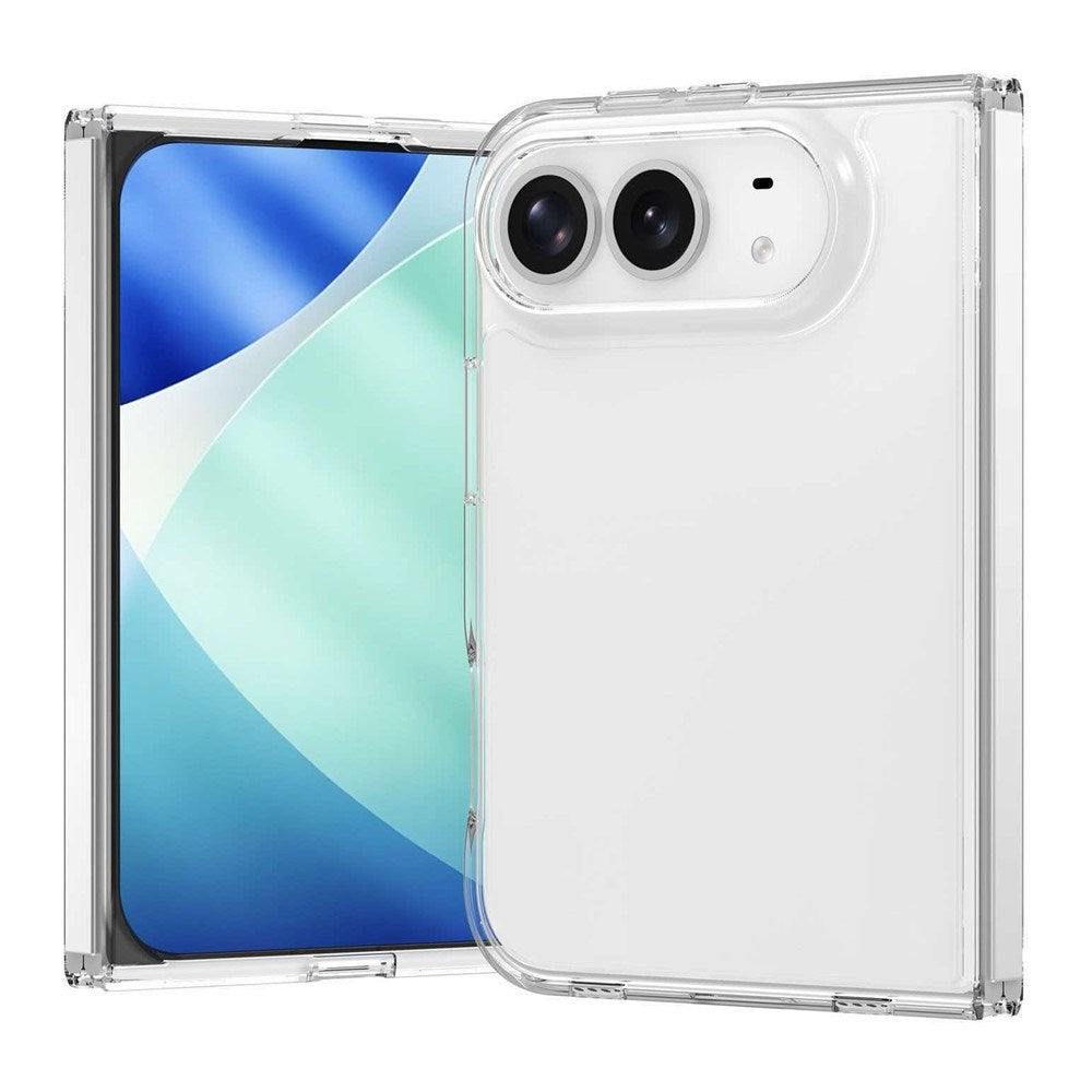 iPhone Fold EIDERWOOD Hybrid Plast Deksel - Gjennomsiktig