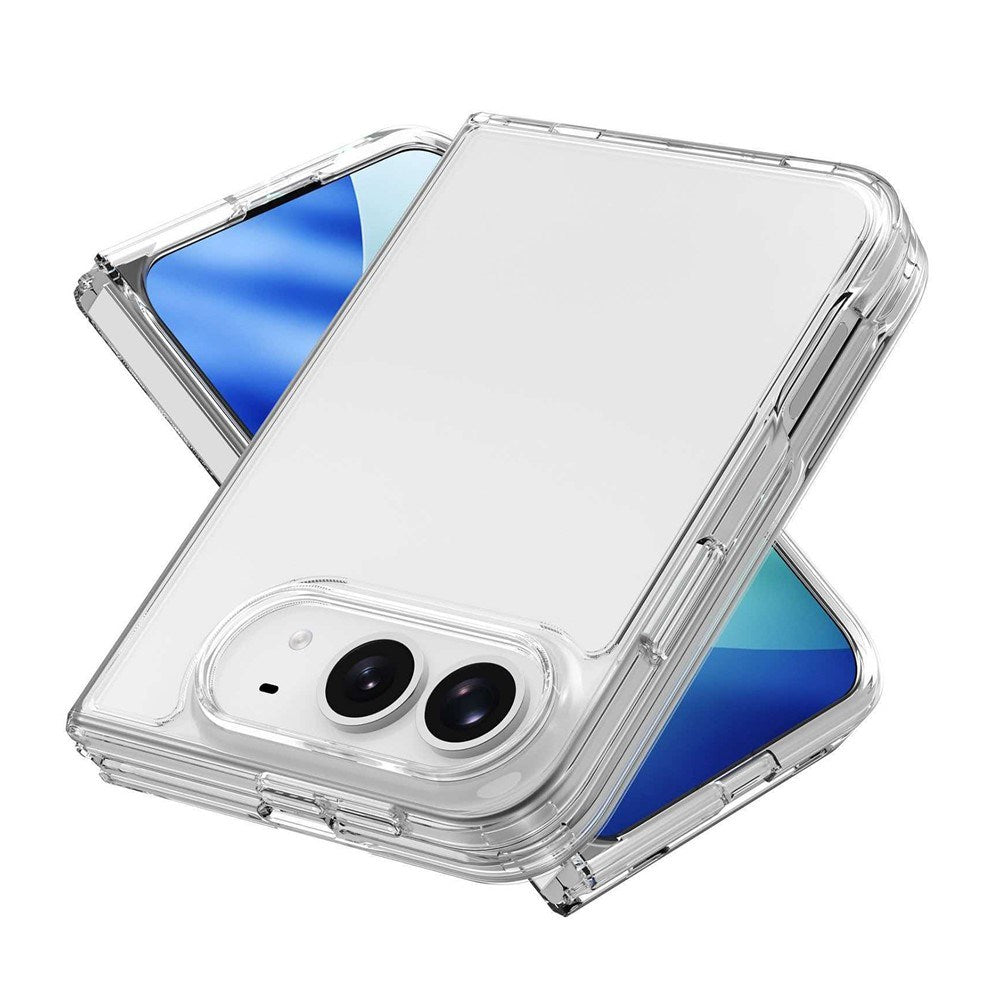 iPhone Fold EIDERWOOD Hybrid Plast Deksel - Gjennomsiktig