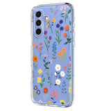 Samsung Galaxy S26 FE EIDERWOOD Fleksibelt Plast Deksel med Blomstermotiv - Gjennomsiktig / Ulike Blomster