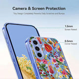 Samsung Galaxy S26 FE EIDERWOOD Fleksibelt Plast Deksel med Blomstermotiv - Gjennomsiktig / Liljer