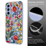 Samsung Galaxy S26 FE EIDERWOOD Fleksibelt Plast Deksel med Blomstermotiv - Gjennomsiktig / Liljer